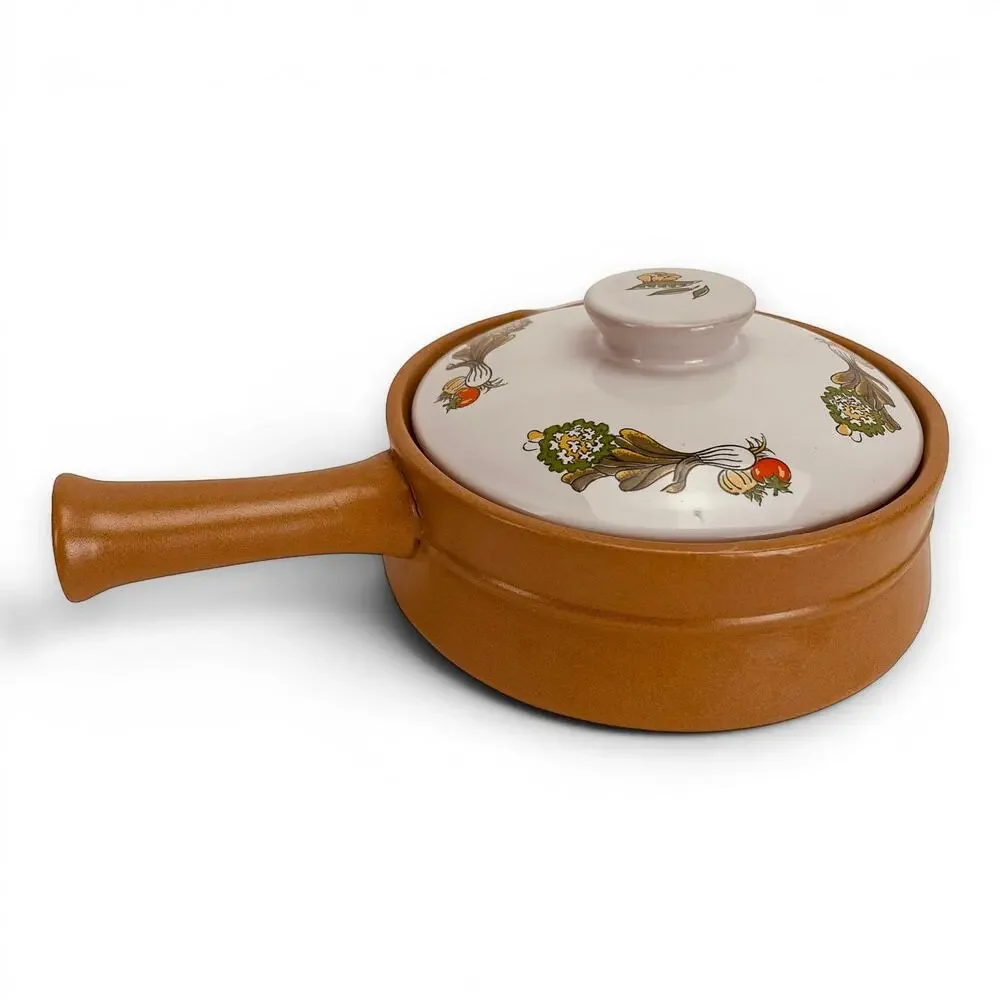 Ceramic French Onion Soup Bowl with Lid and Handle